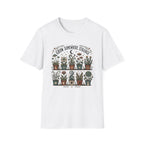 Grow Somewhere Strange Whimsical Potted Plant Graphic T-Shirt