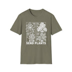 Plant Lover T-Shirt 'Send Plants' Botanical Graphic