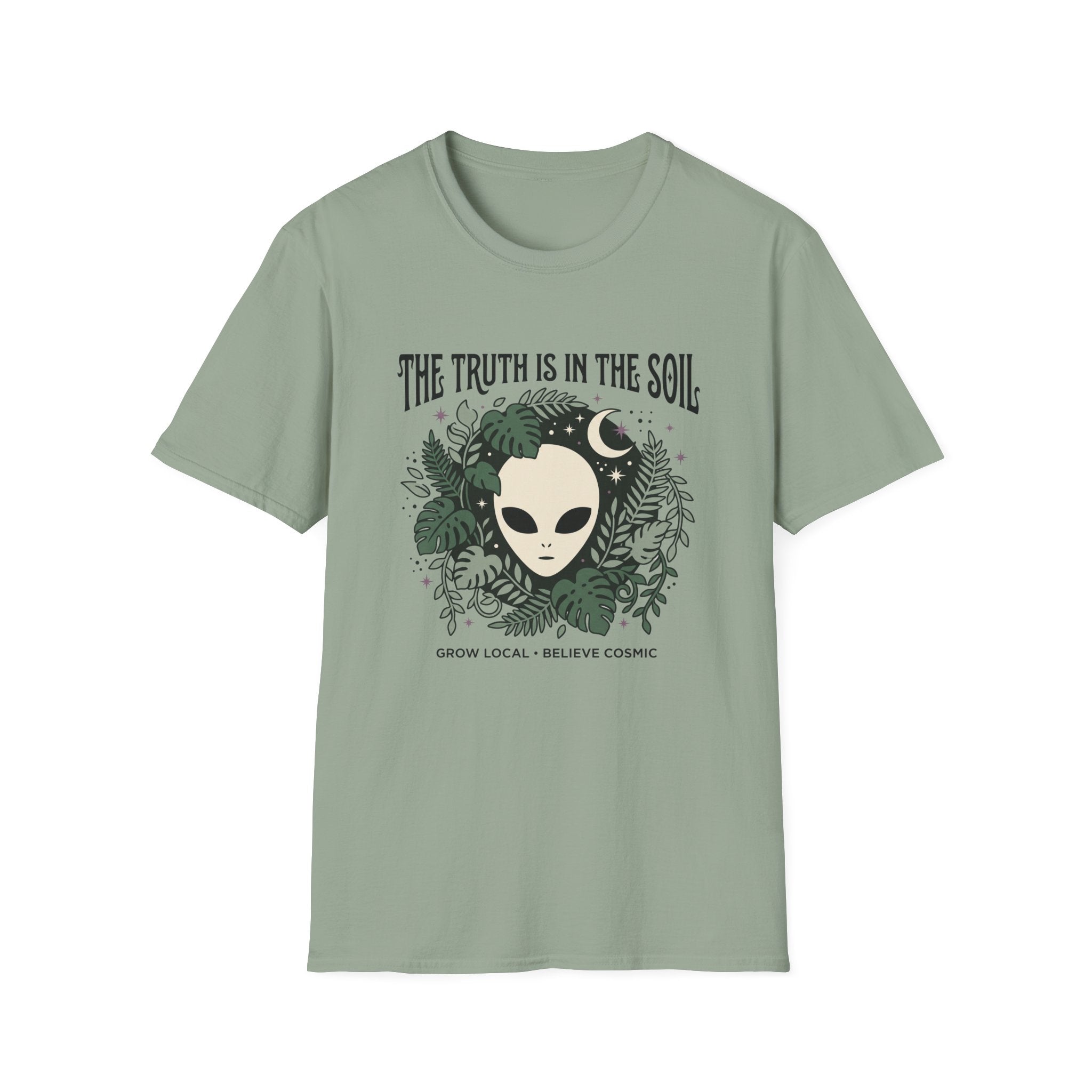 Alien Plant Lover T‑Shirt — "The Truth Is In The Soil" Graphic Tee