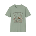 The Wild Knows The Way Tee — Floral Bee Nature Graphic T-Shirt