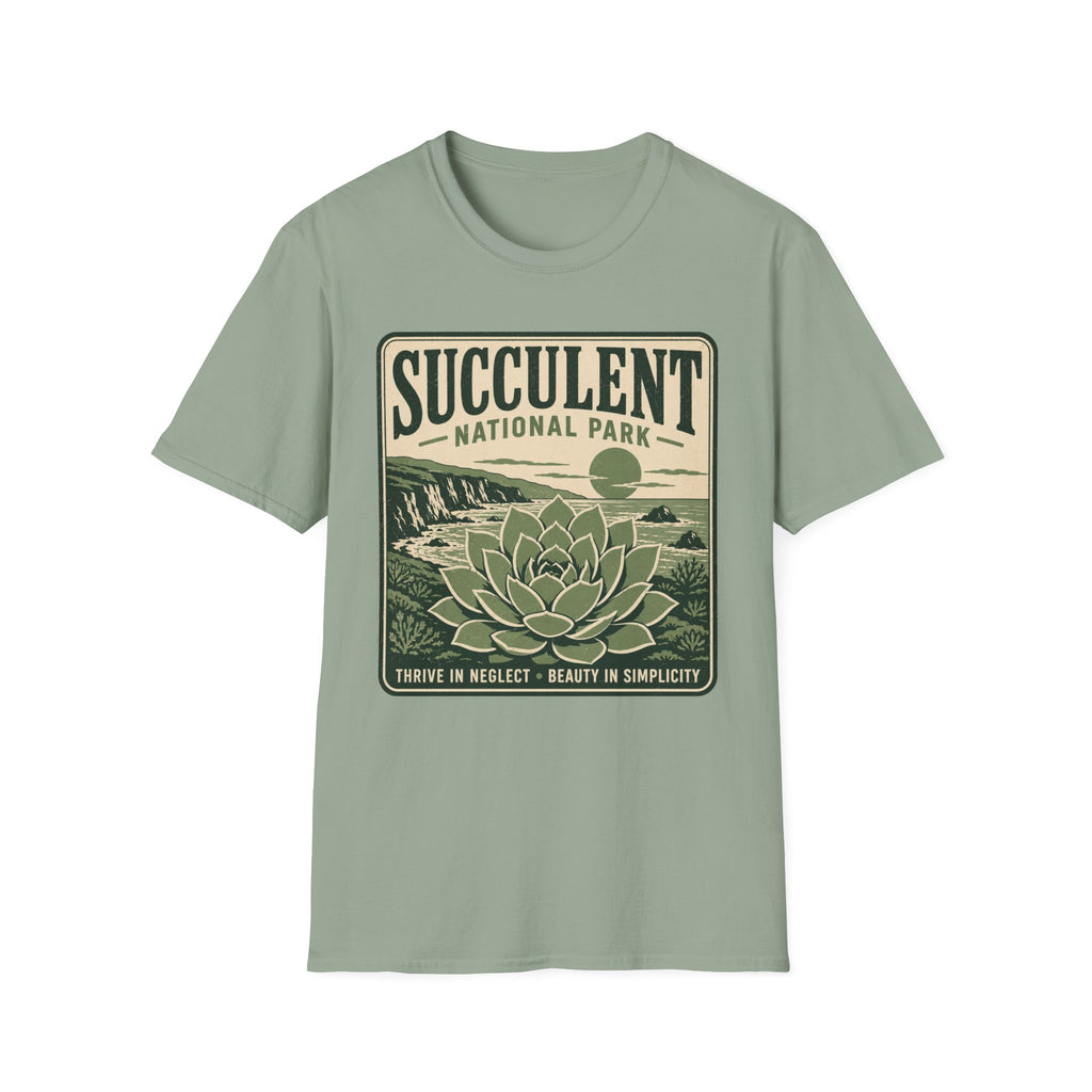 Succulent National Park T-Shirt — Vintage Botanical Plant Tee
