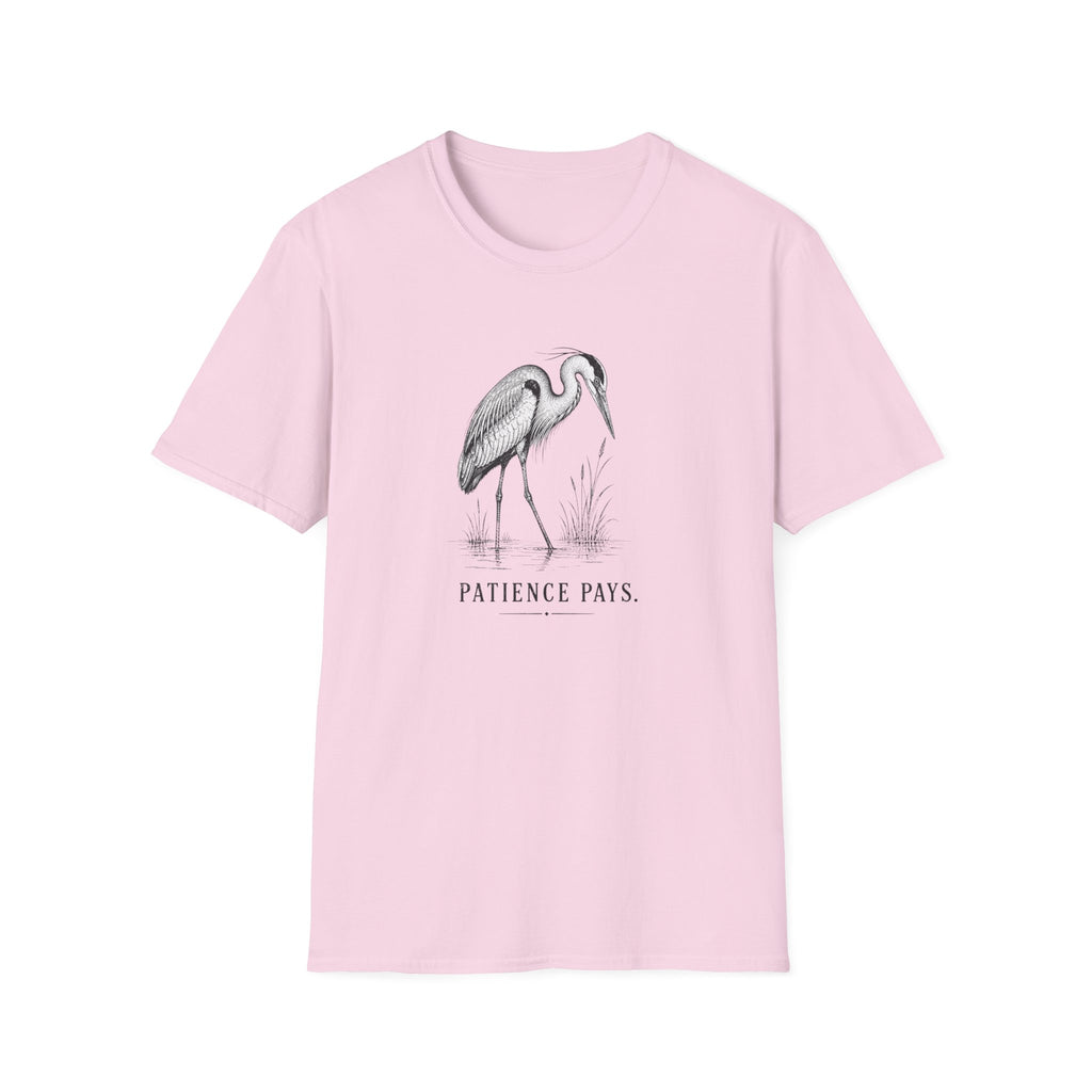 Patience Pays Heron T-Shirt