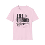 Field + Foundry T-Shirt — Vintage Botanical Logo Tee
