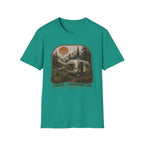 Forest Airstream T-Shirt Retro Sunset