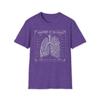 Anatomy of the Lungs T-Shirt — Vintage Medical Diagram Tee