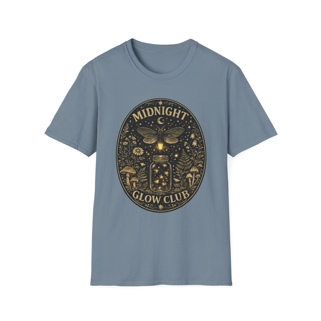 Midnight Glow Club T-Shirt — Moth & Moon Vintage Graphic Tee