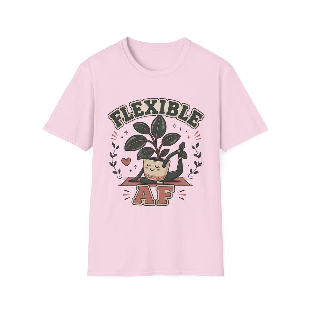 Flexible AF Rubber Plant Graphic T-Shirt