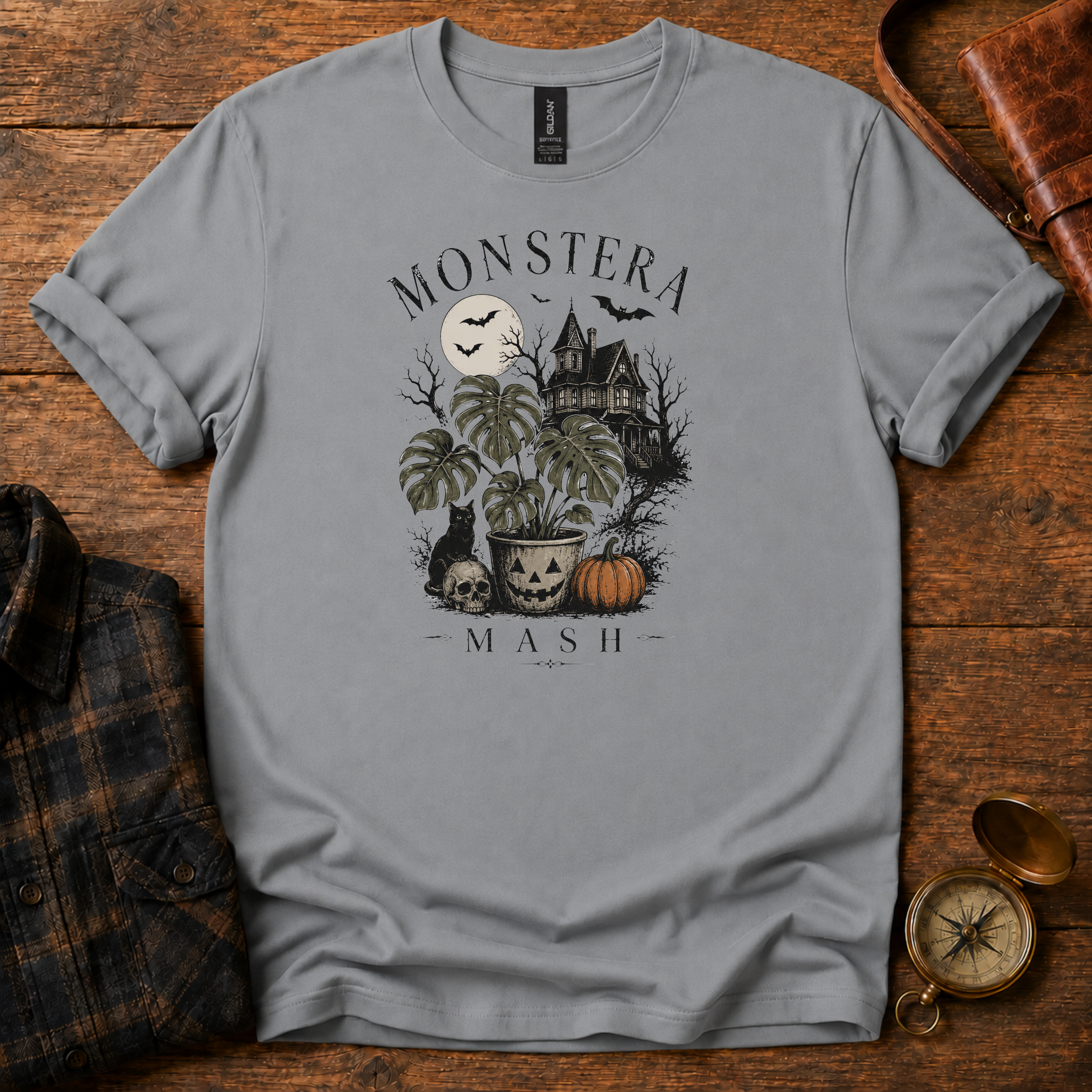 Monstera Mash Halloween T-Shirt