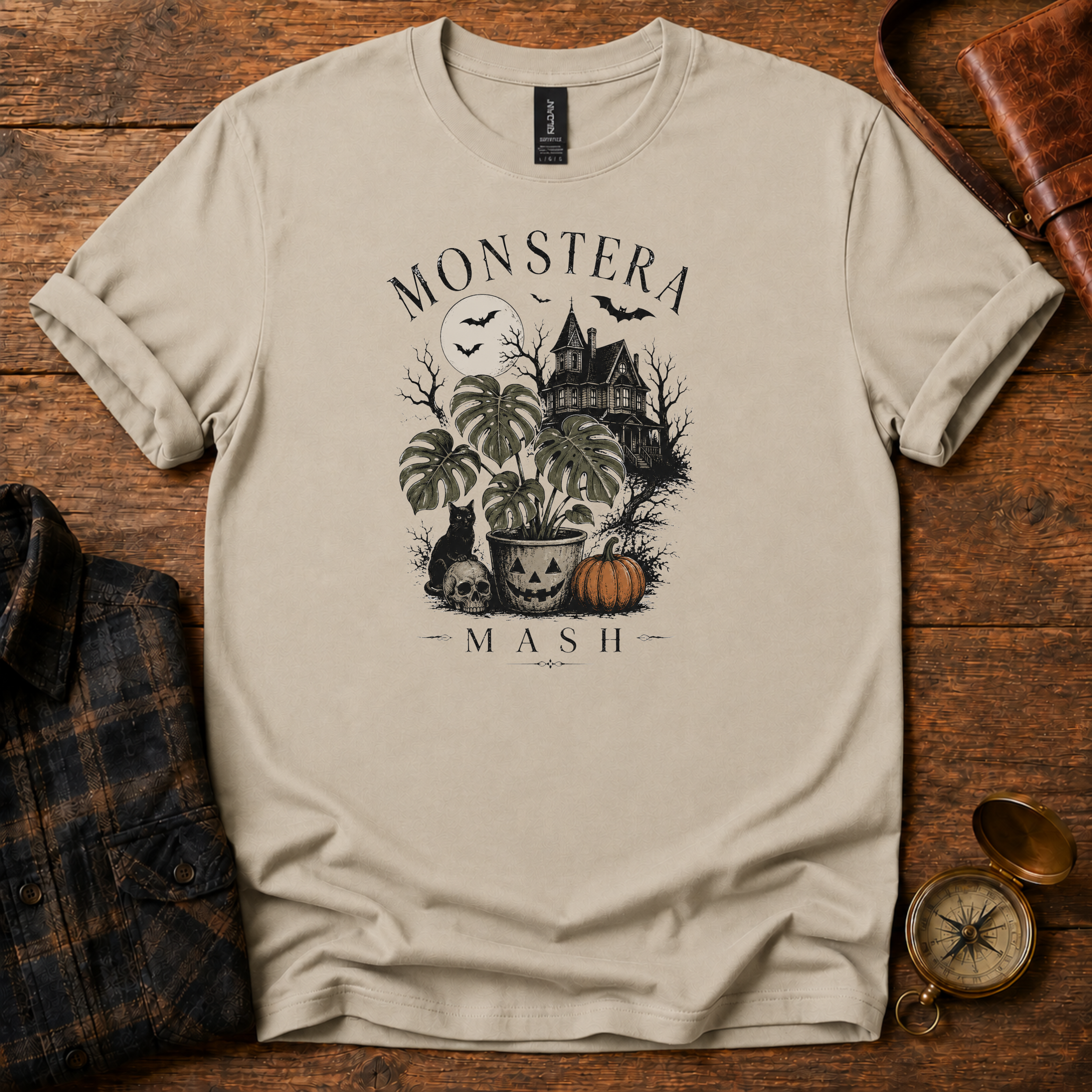 Monstera Mash Halloween T-Shirt