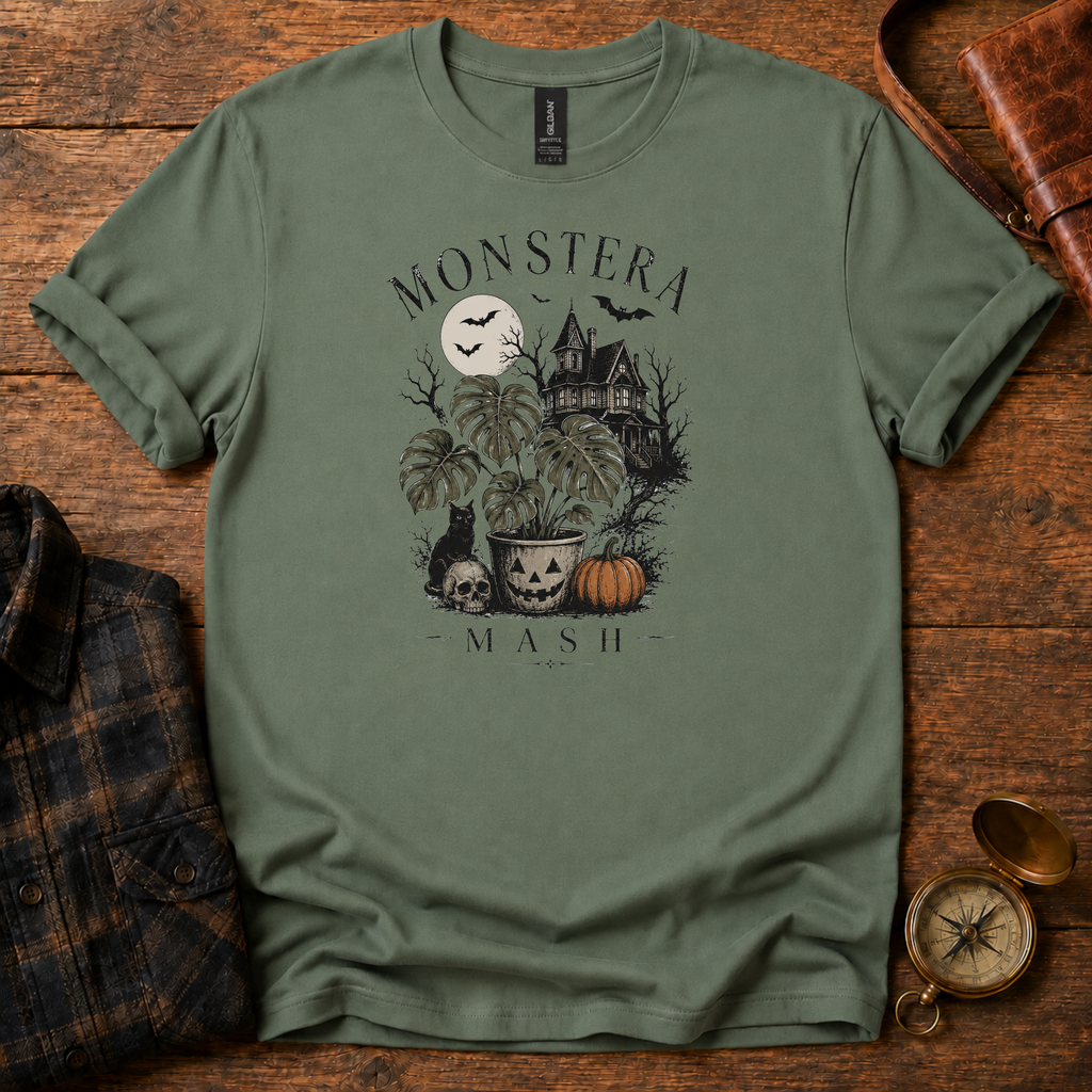 Monstera Mash Halloween T-Shirt