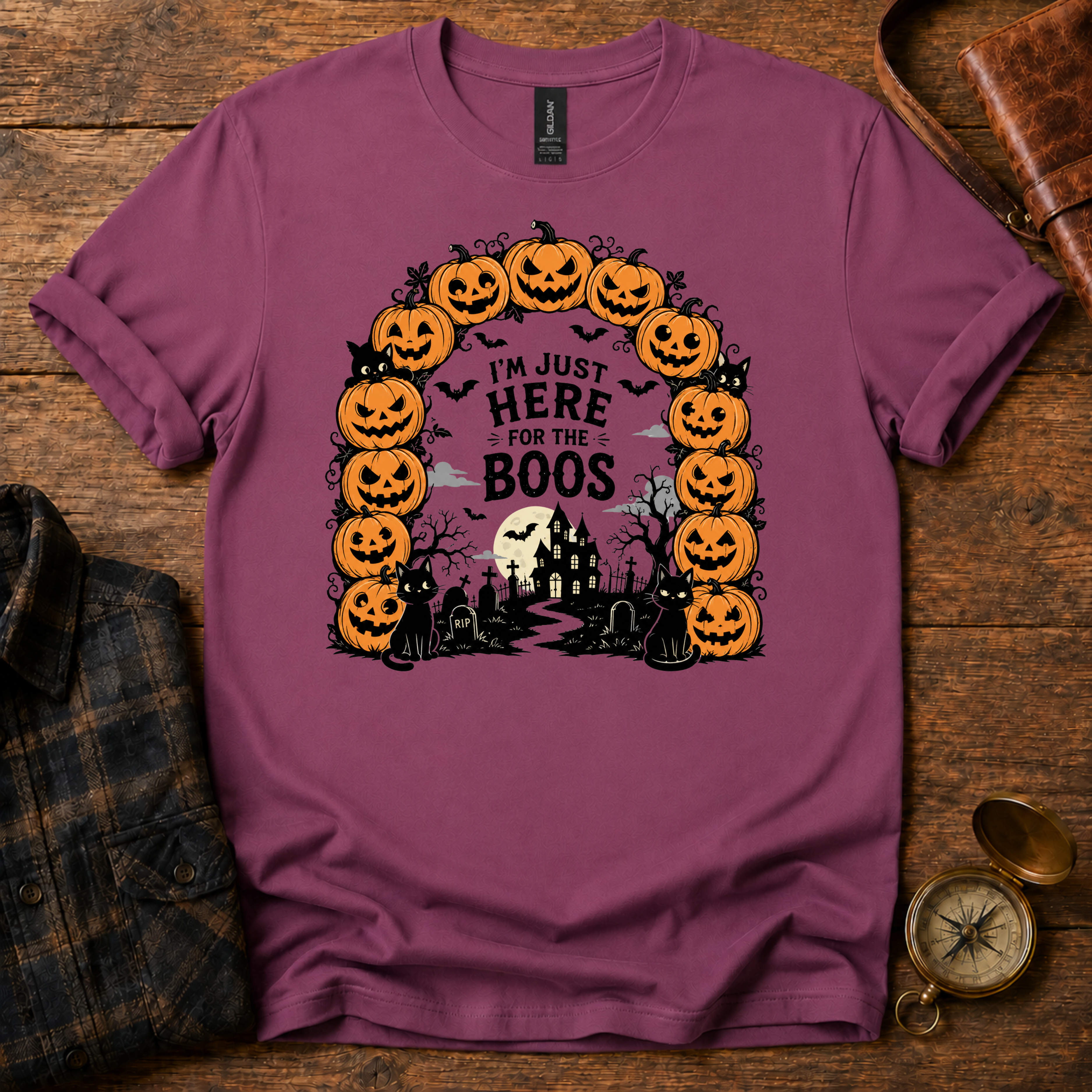 Here for the Boos Halloween T-Shirt