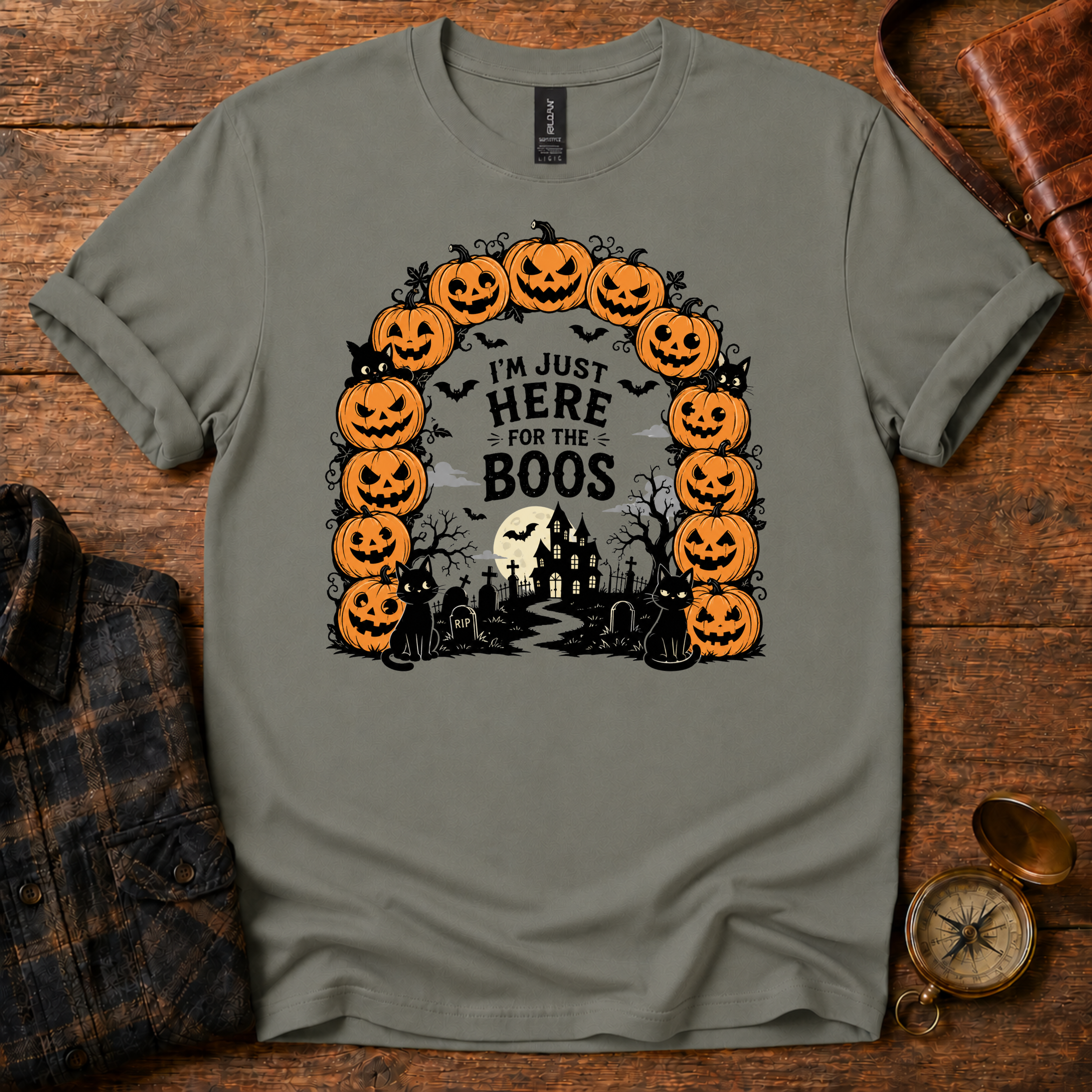 Here for the Boos Halloween T-Shirt