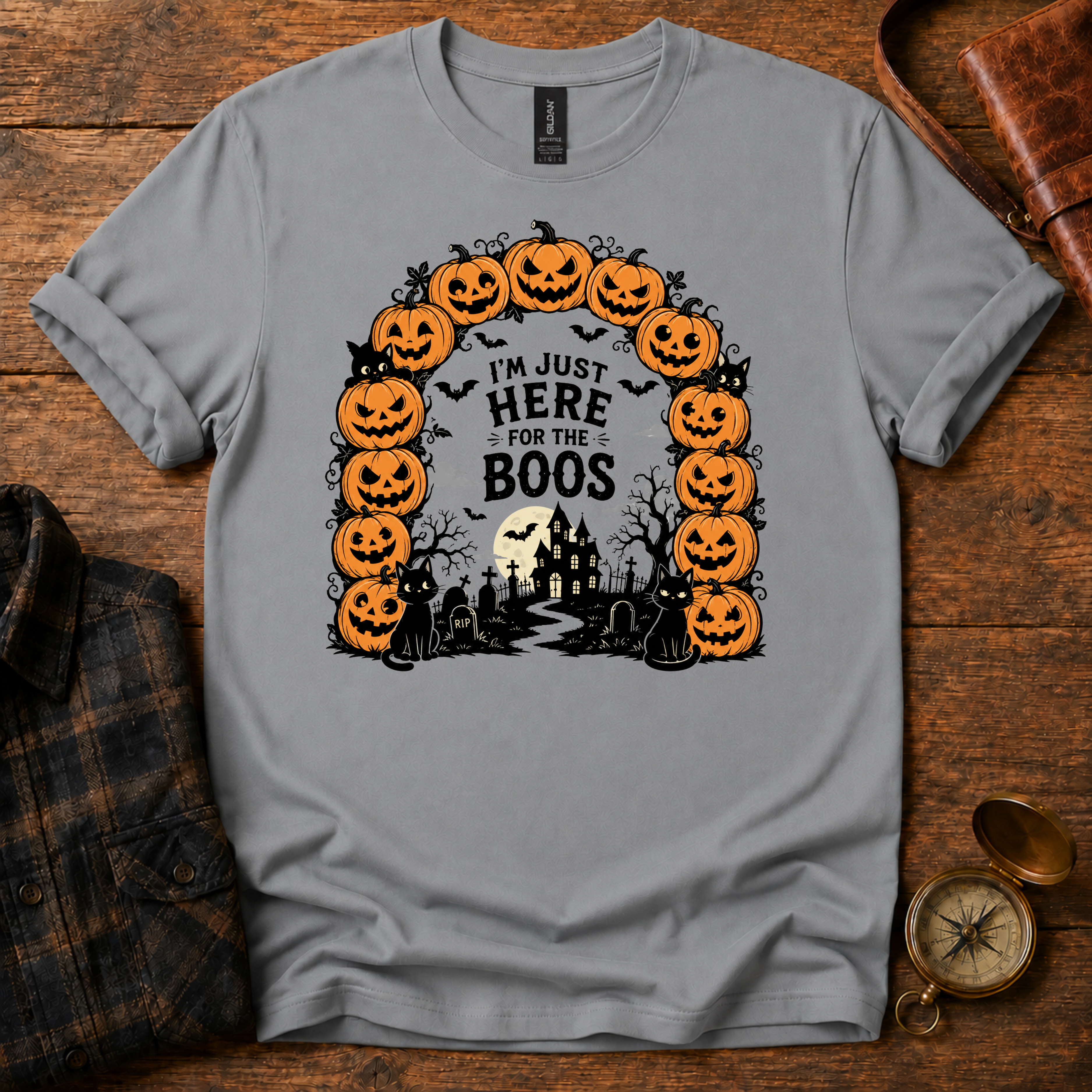 Here for the Boos Halloween T-Shirt