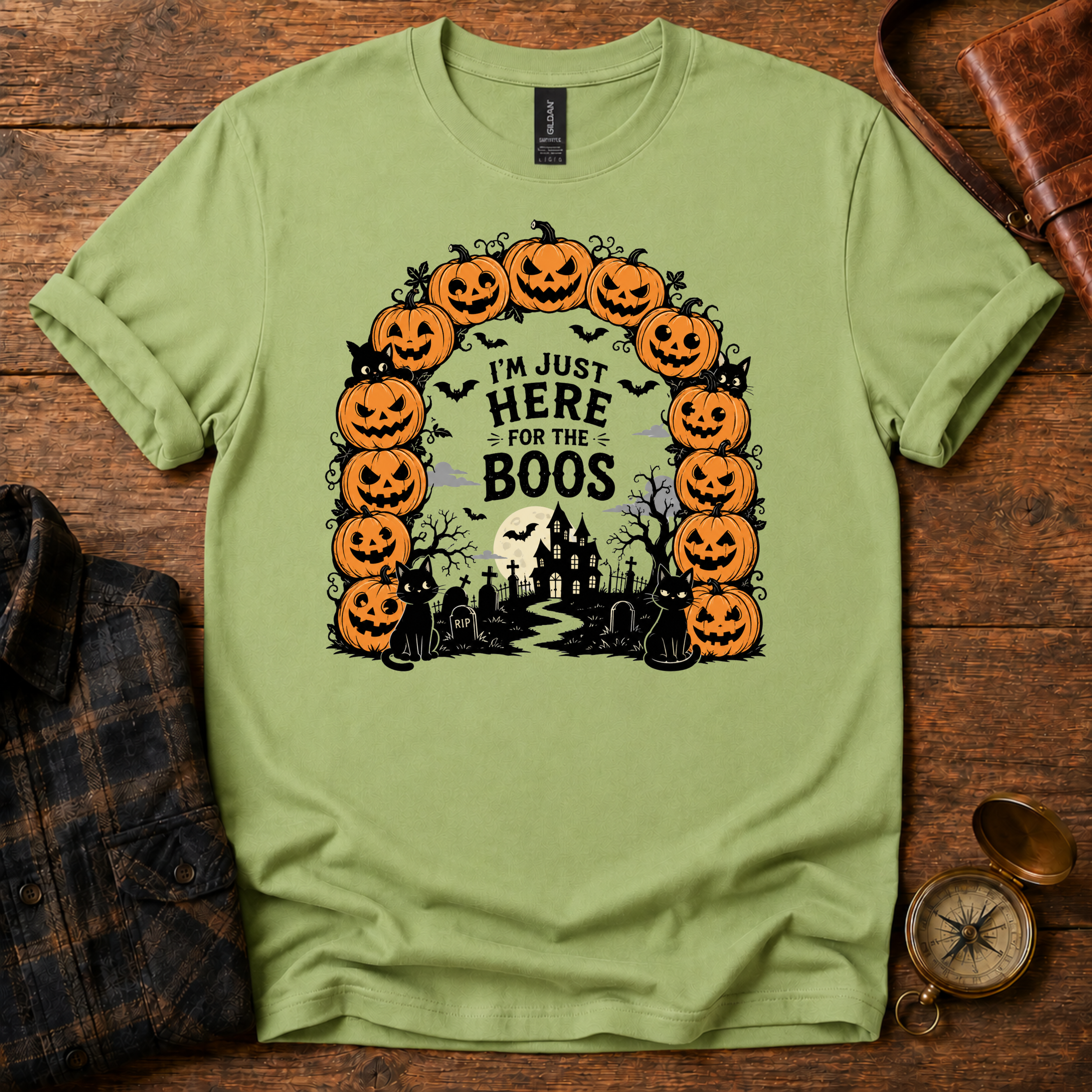 Here for the Boos Halloween T-Shirt