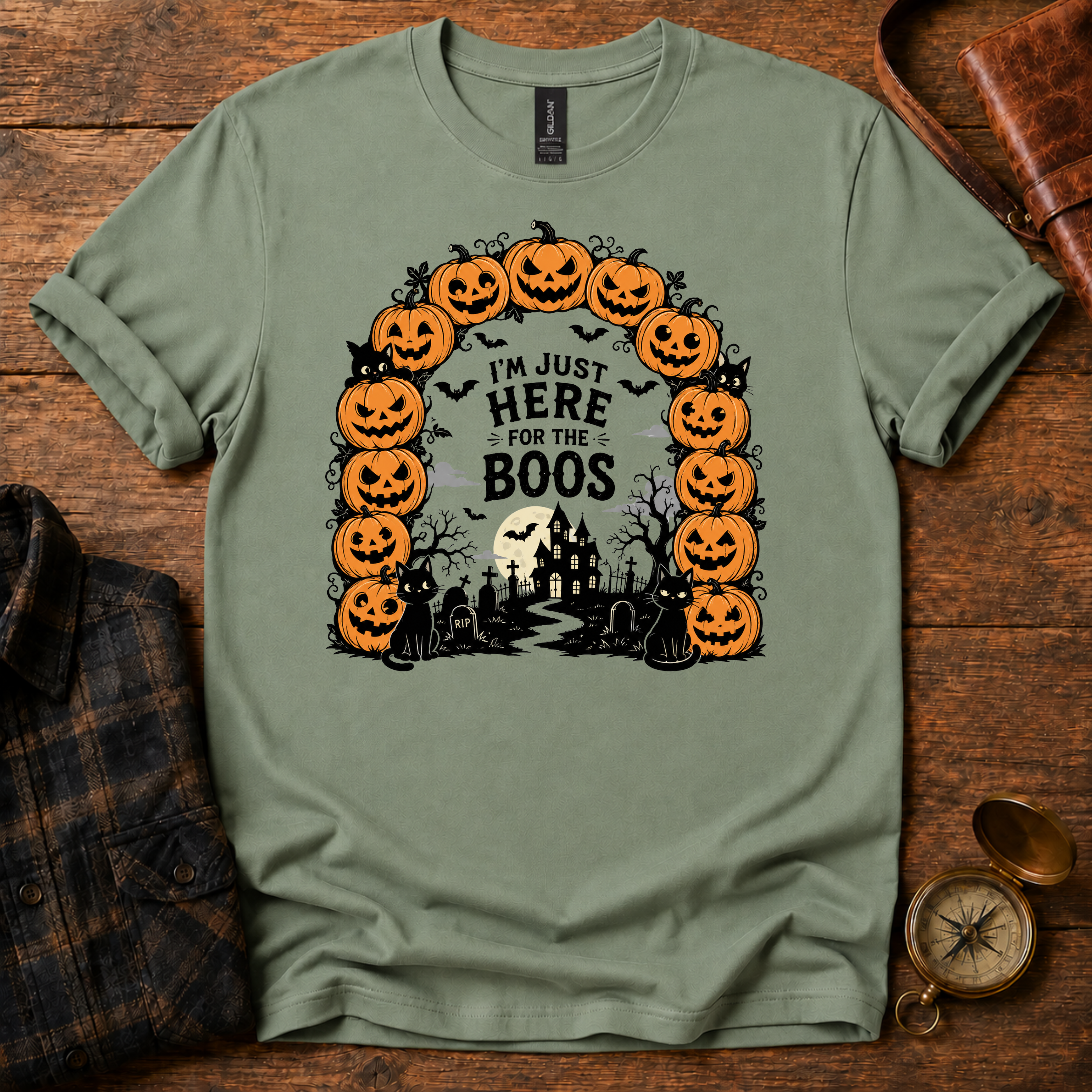 Here for the Boos Halloween T-Shirt