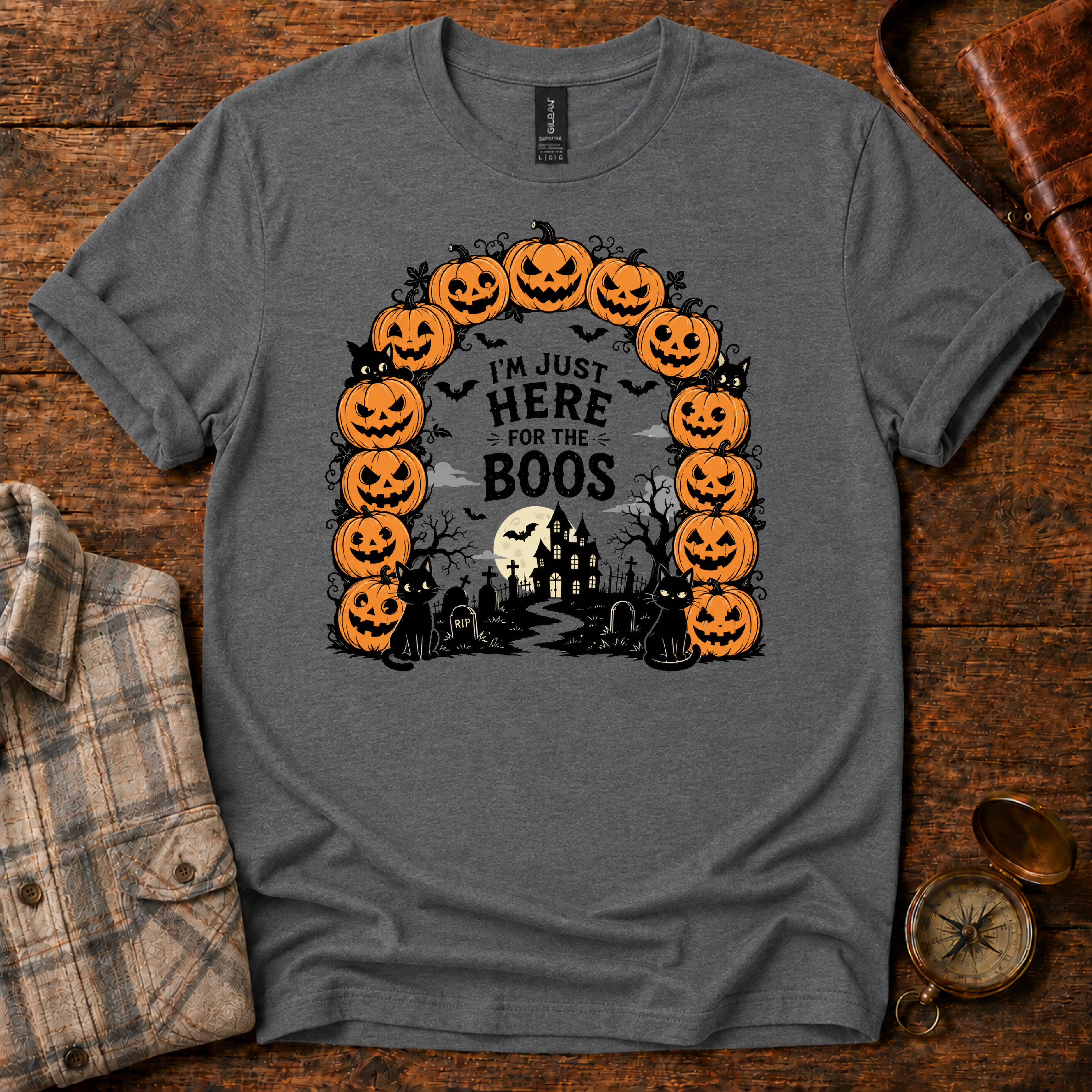 Here for the Boos Halloween T-Shirt