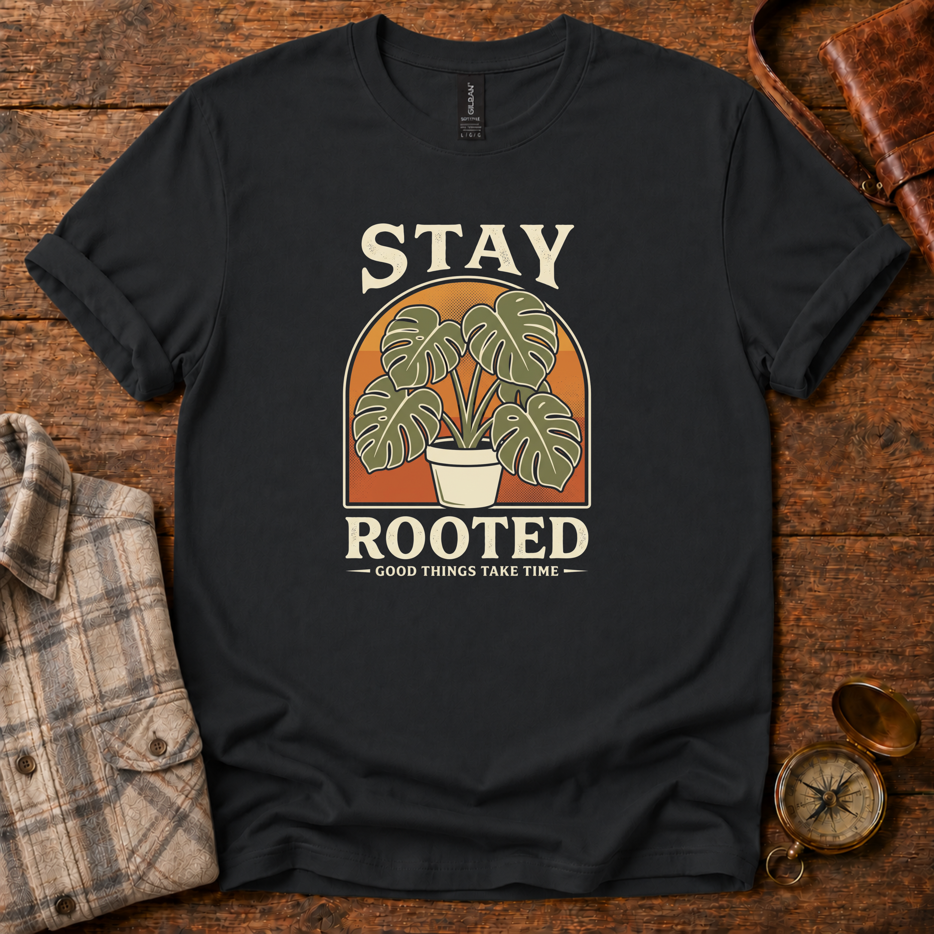Stay Rooted Monstera T-Shirt