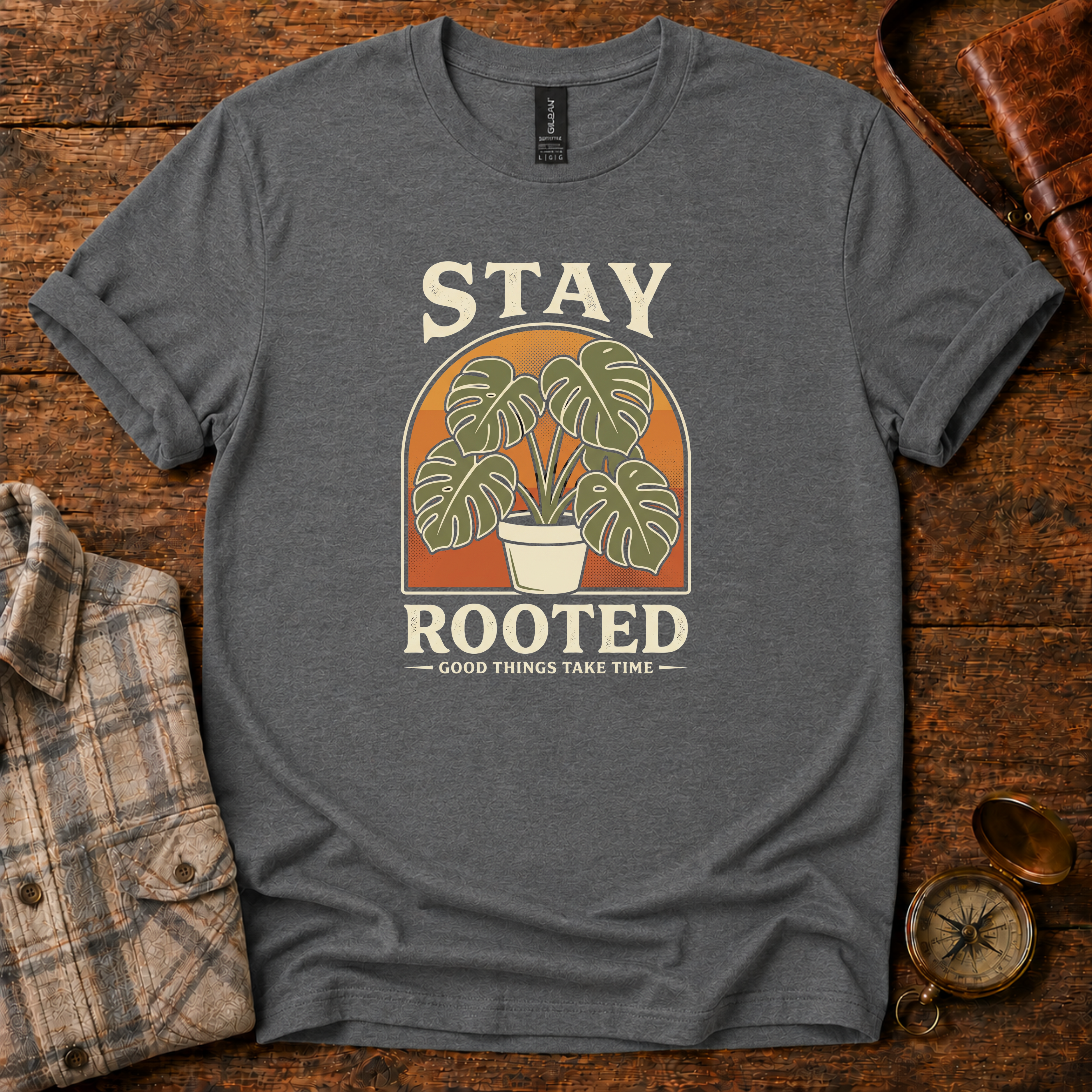 Stay Rooted Monstera T-Shirt
