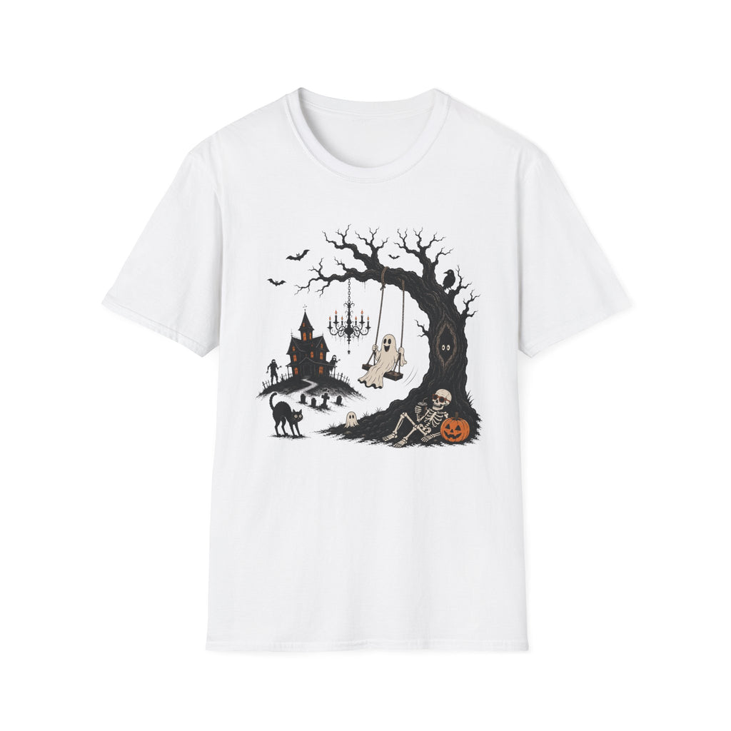 Ghost Swing Halloween T-Shirt