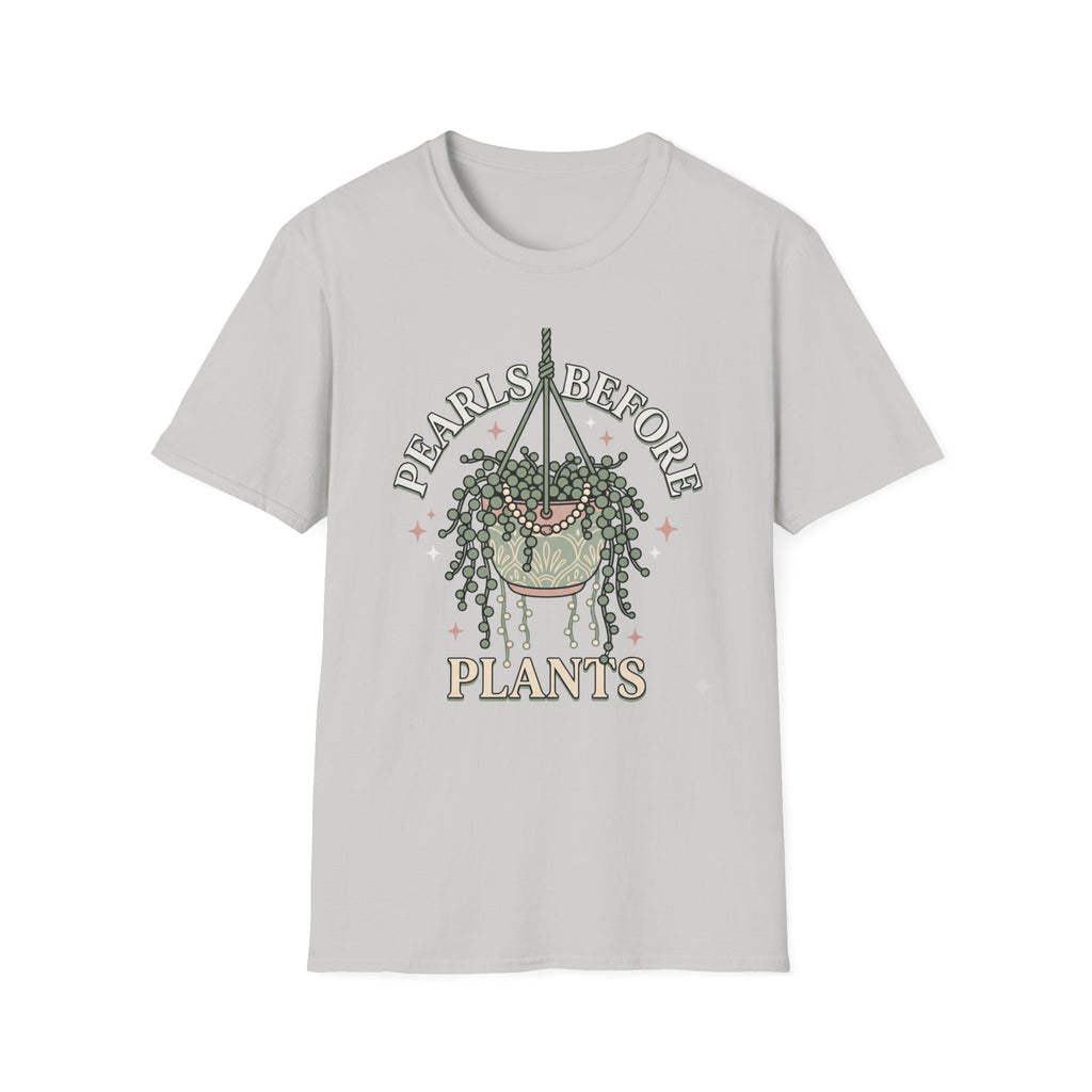 Plants Over Pearls Graphic Tee "Pearls Before Plants"