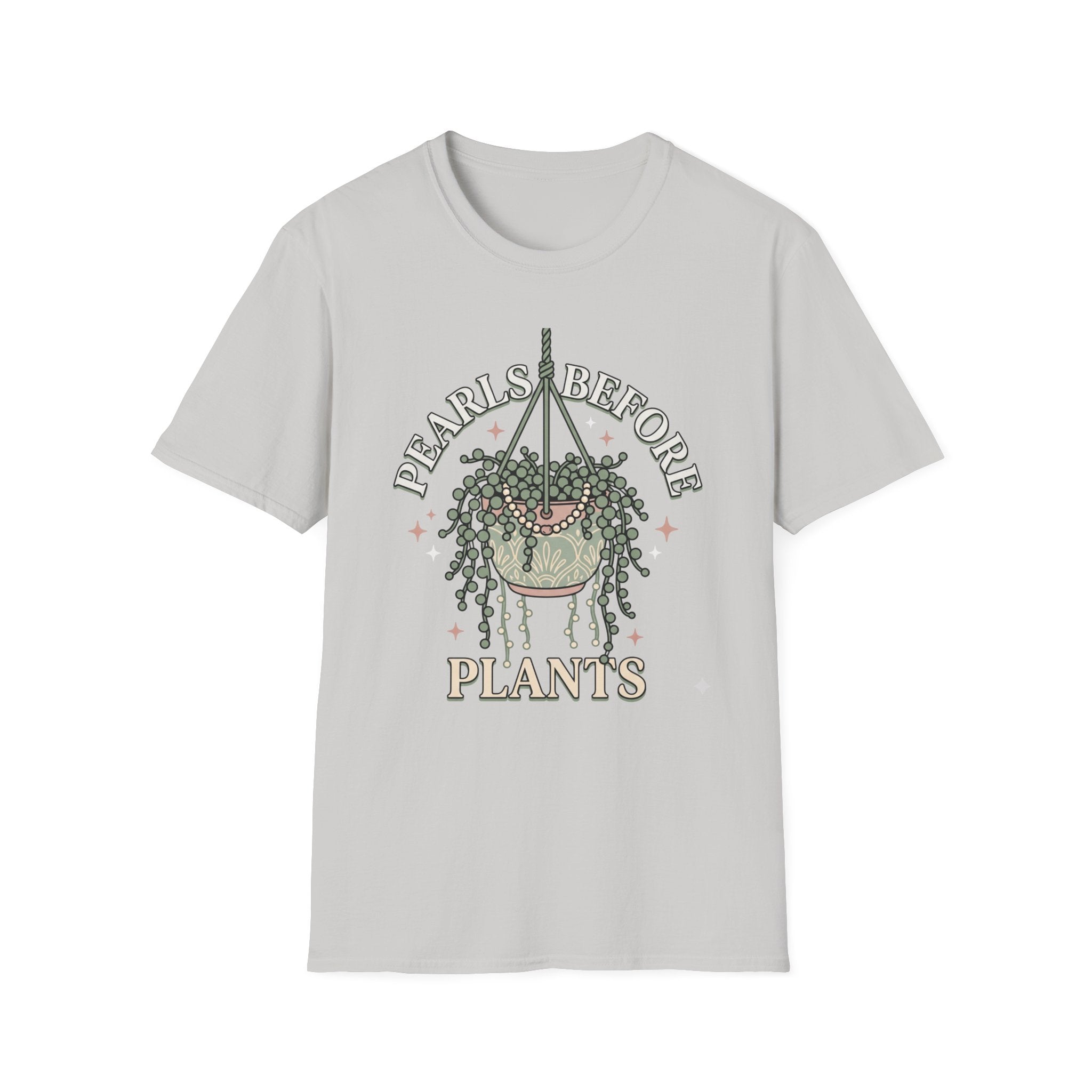 Plants Over Pearls Graphic Tee "Pearls Before Plants"