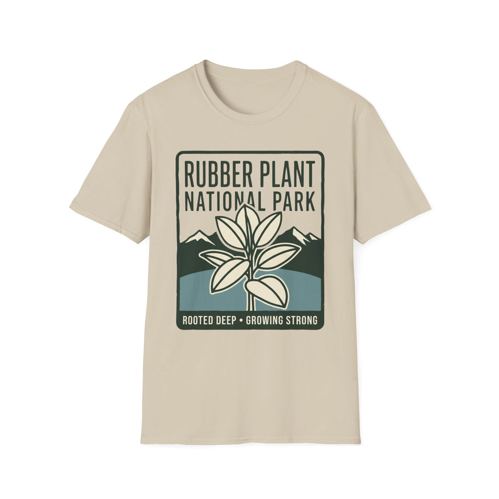 Rubber Plant National Park T-Shirt — Botanical Plant Lover Graphic Tee
