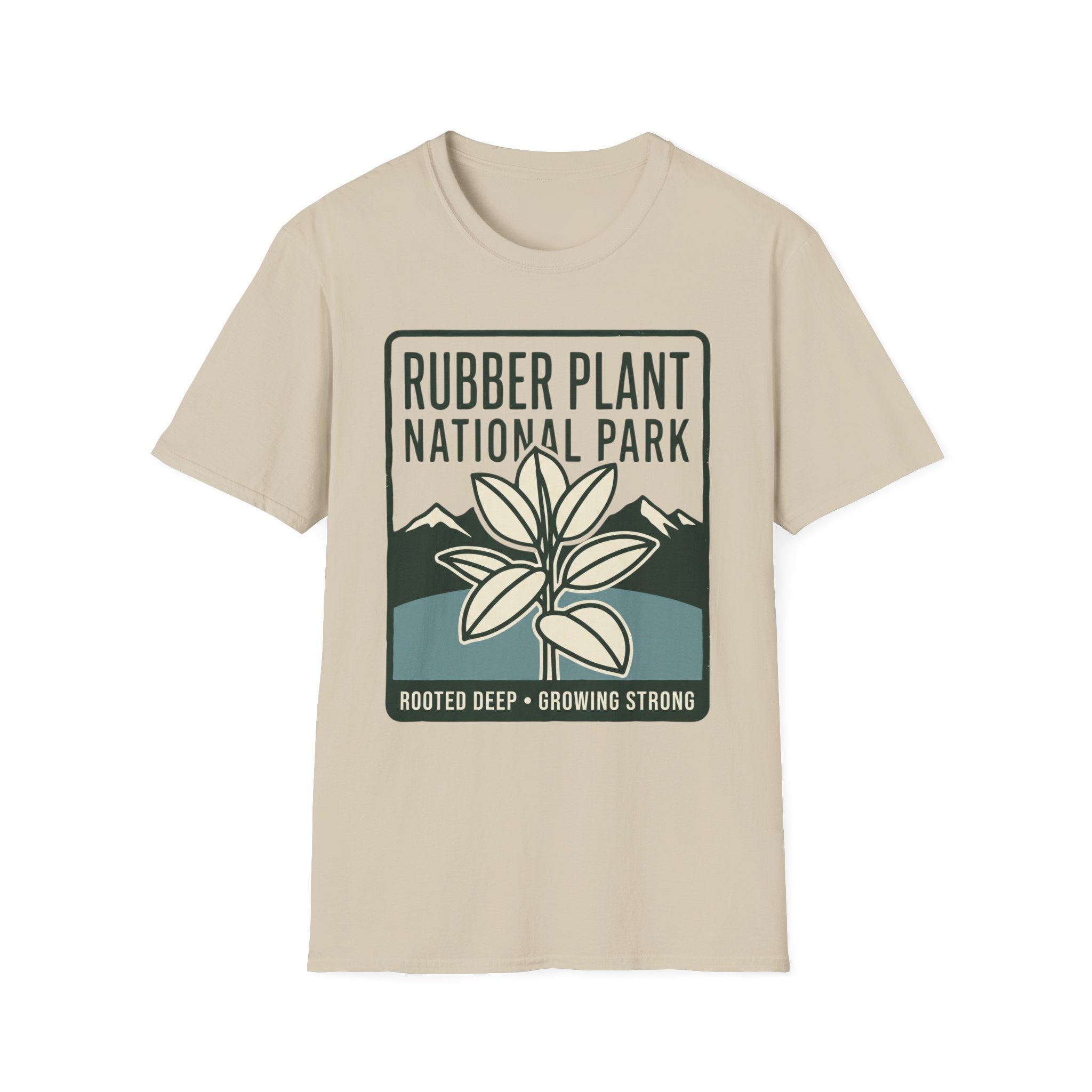 Rubber Plant National Park T-Shirt — Botanical Plant Lover Graphic Tee