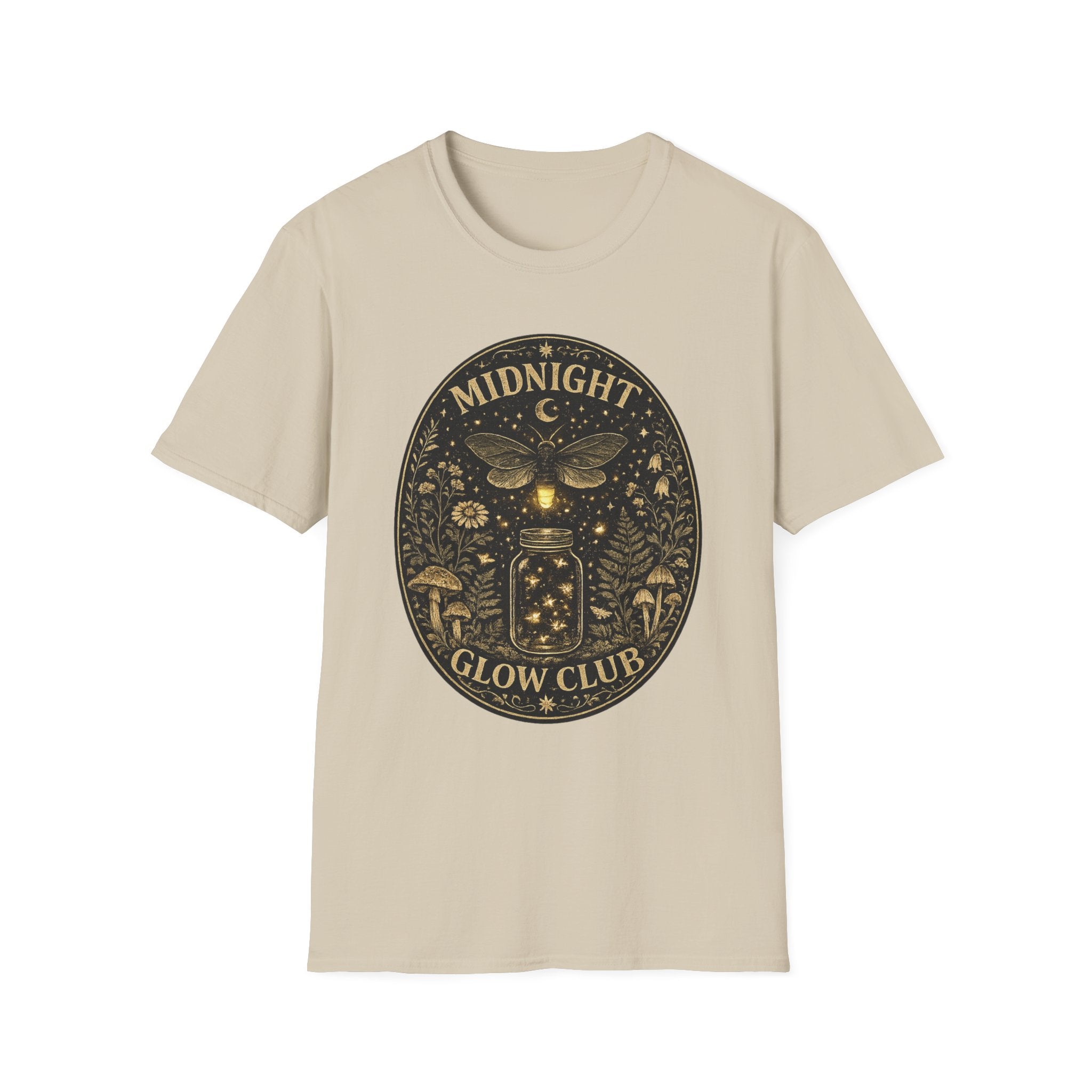Midnight Glow Club T-Shirt — Moth & Moon Vintage Graphic Tee