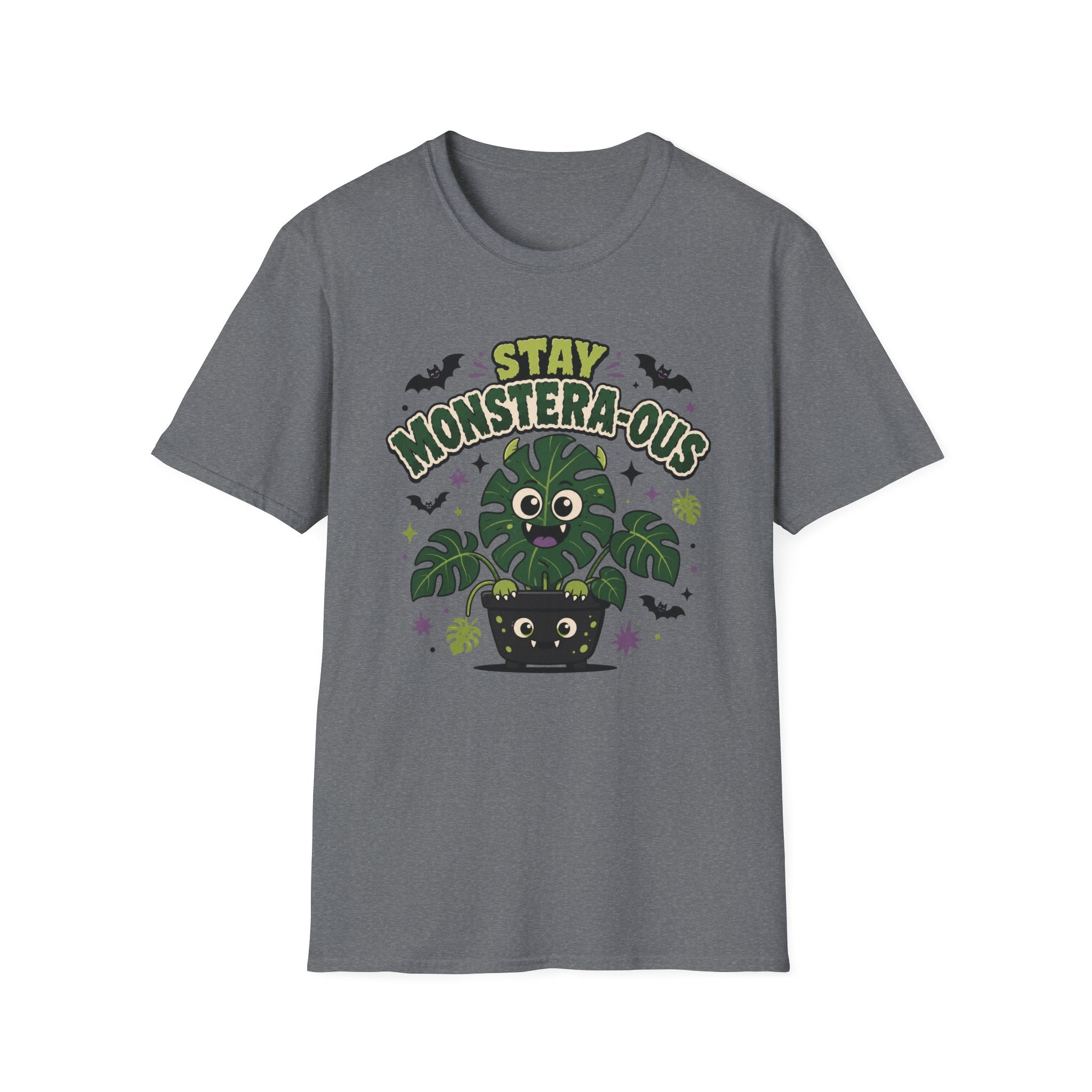 Stay Monstera-ous T-Shirt Cute Monster Plant Graphic Tee