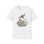 Bee & Wildflower T-Shirt Botanical Firefly Illustration Tee