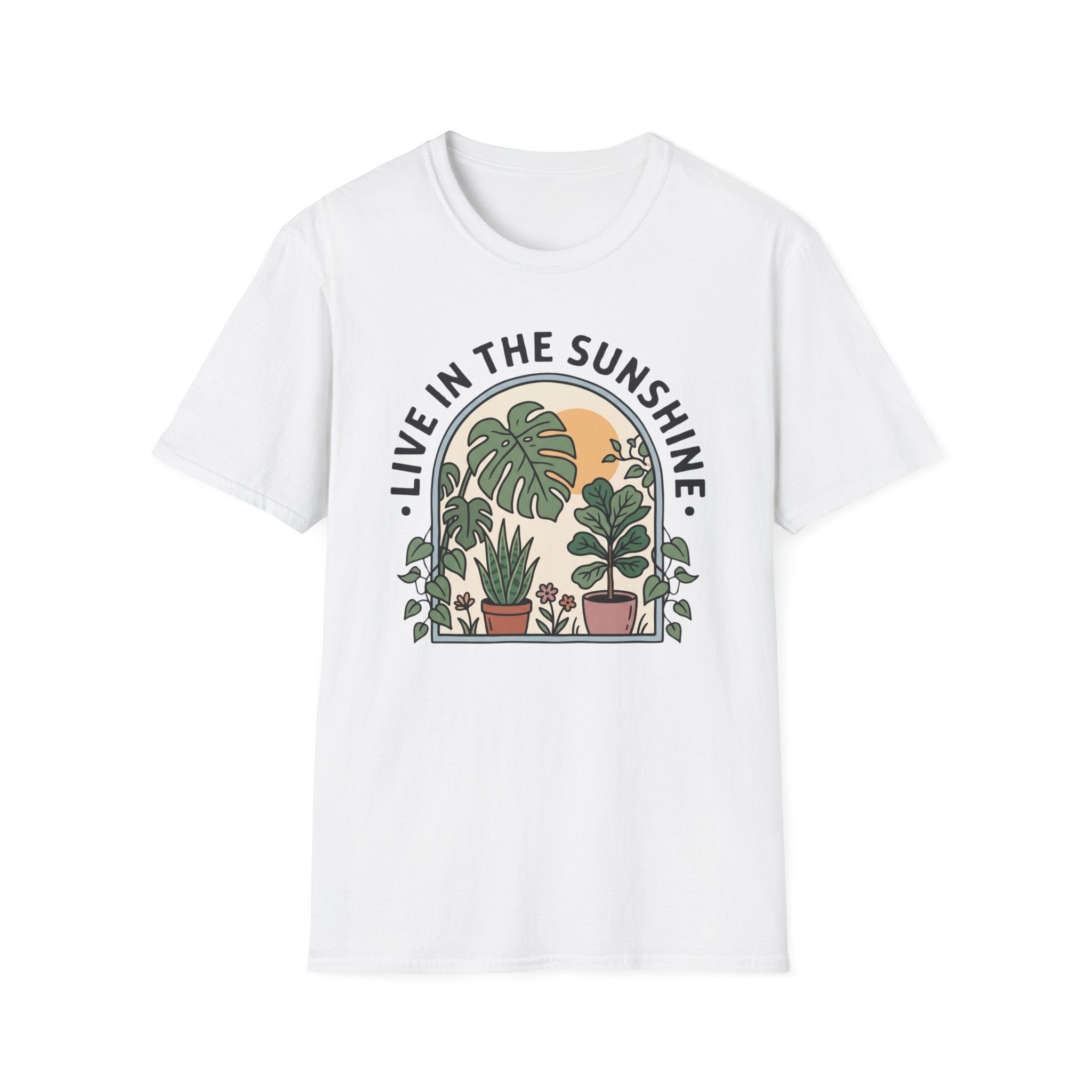 Live in the Sunshine Plant Lover T-Shirt