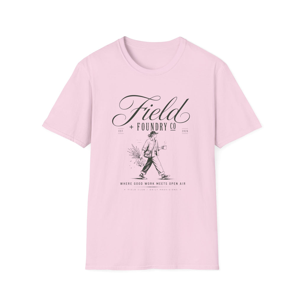 Field Foundry Co. Vintage Farmer Illustration