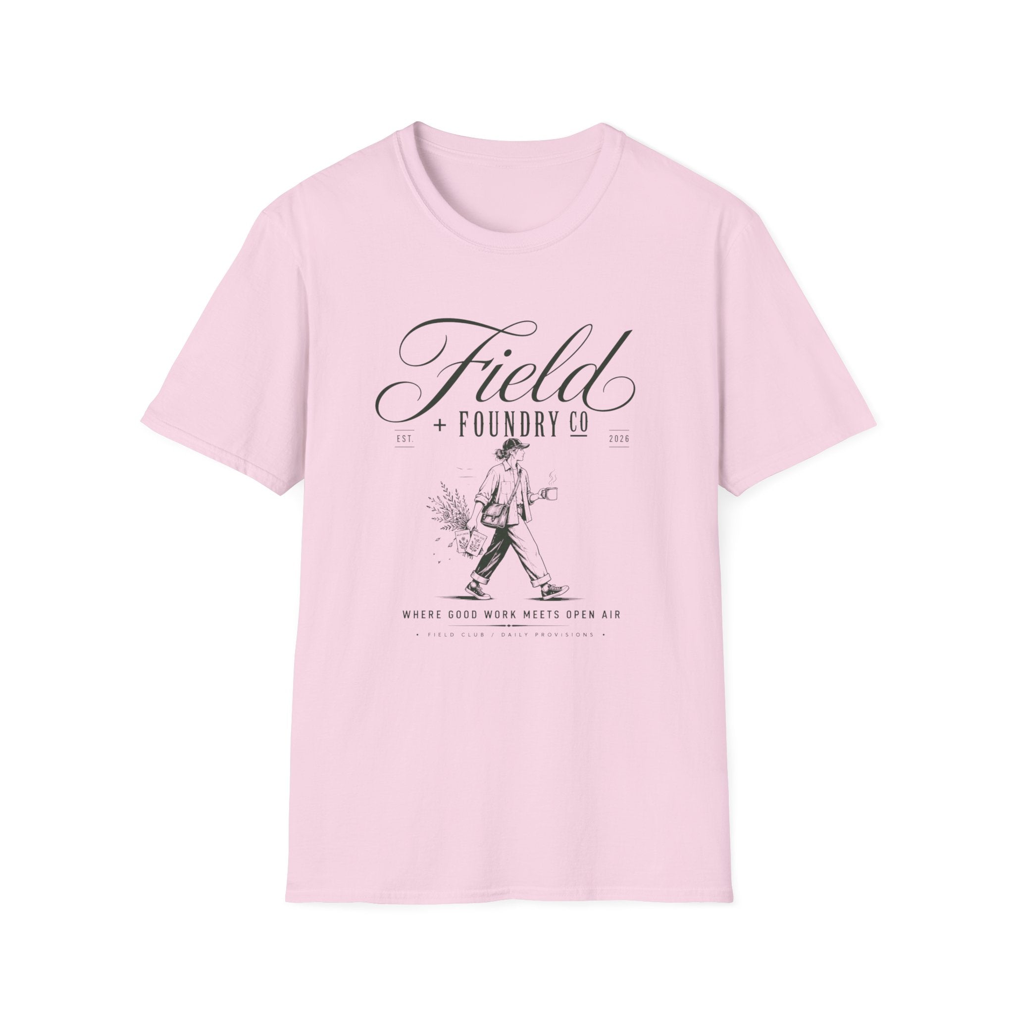 Field Foundry Co. Vintage Farmer Illustration