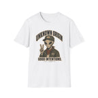 Alien Peace Sign T-Shirt — "Unknown Origin, Good Intentions" Graphic Tee