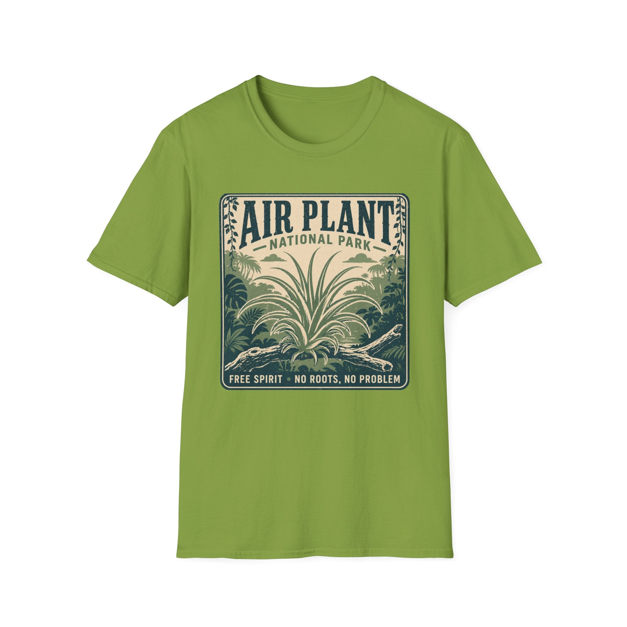 Air Plant T‑Shirt 'Air Plant National Park' Vintage Botanical Tee