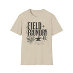 Field + Foundry T-Shirt — Vintage Botanical Logo Tee