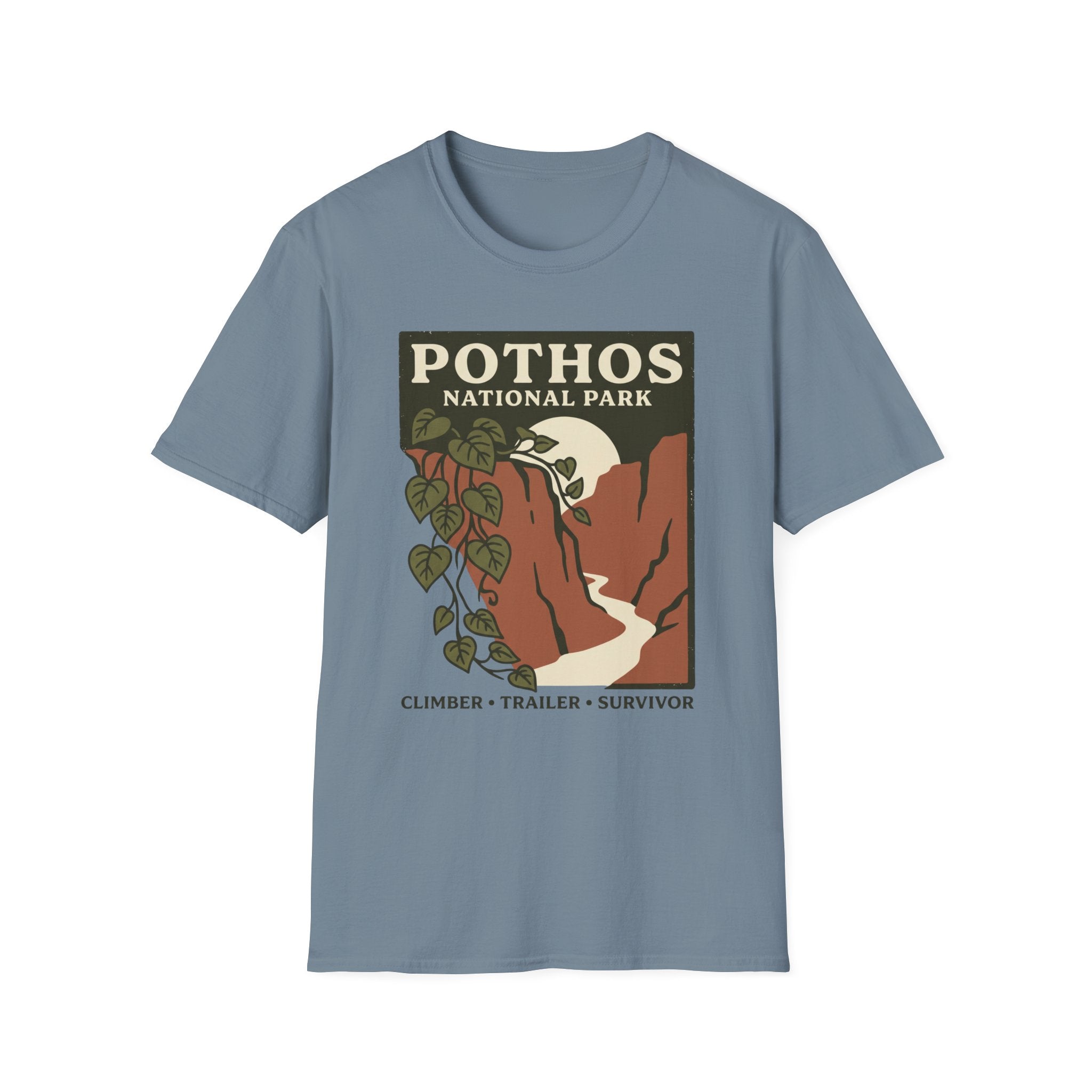 Pothos National Park T-Shirt 2 — Vintage Plant Lover Tee