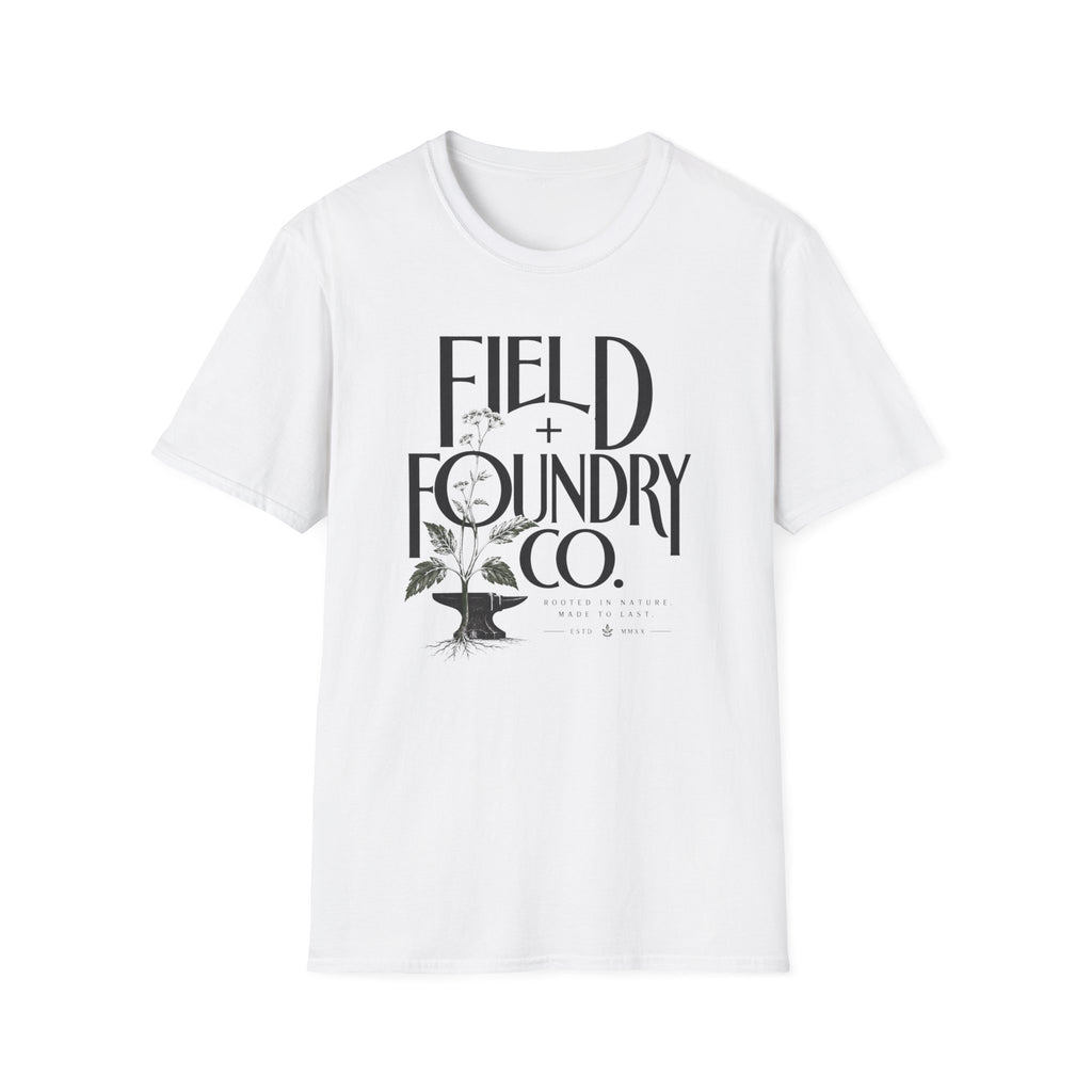 Field + Foundry Co. Logo T-Shirt — Vintage Botanical Graphic Tee