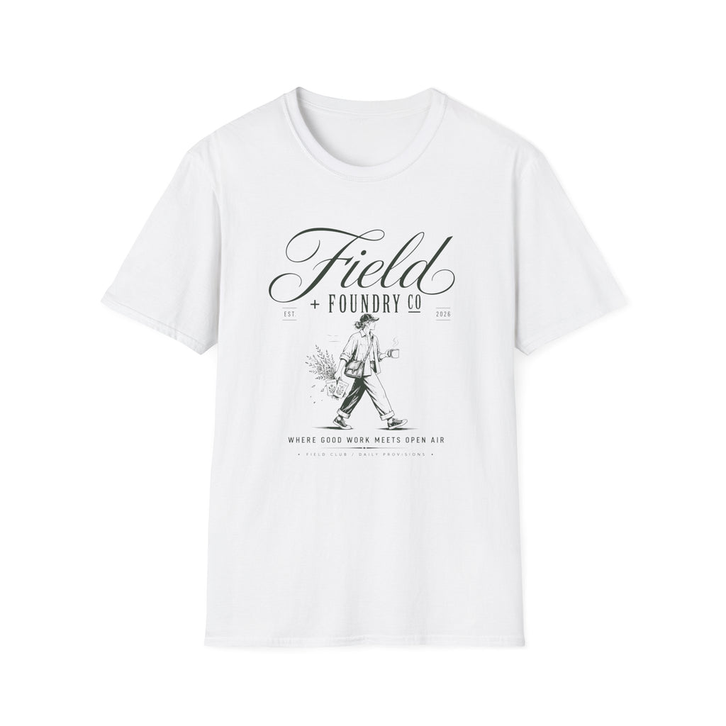 Field Foundry Co. Vintage Farmer Illustration