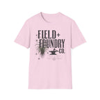 Field + Foundry Co. Vintage Logo T-Shirt Rustic Botanical Graphic Tee