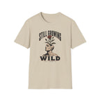 Still Growing Wild T-Shirt — Botanical Head Illustration Motivational Tee