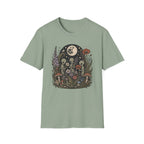 Alien Garden Moon Tee — Floral Extraterrestrial Graphic T-Shirt