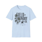 Field + Foundry Co. Vintage Logo T-Shirt Botanical Graphic Tee