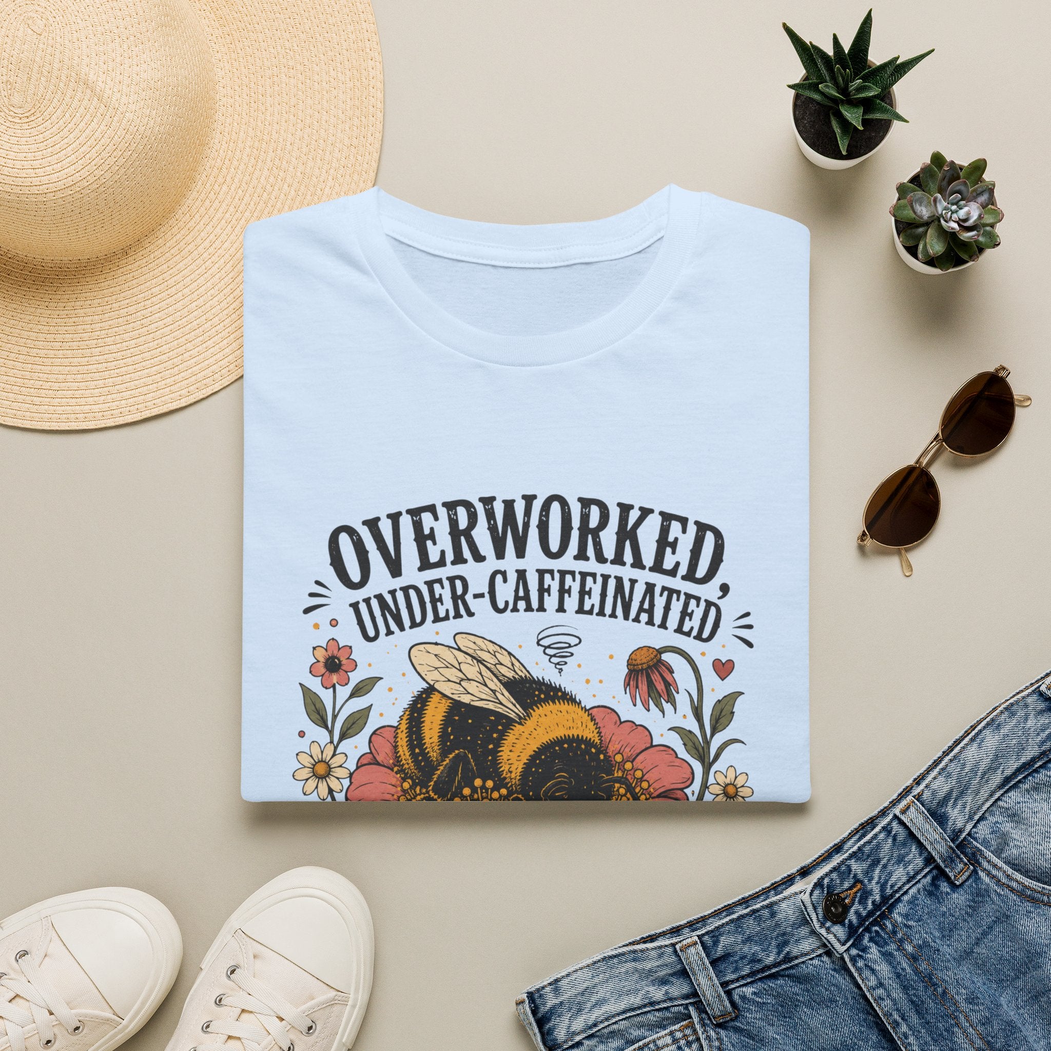 Under Caffeindated Fully Pollinated T-Shirt