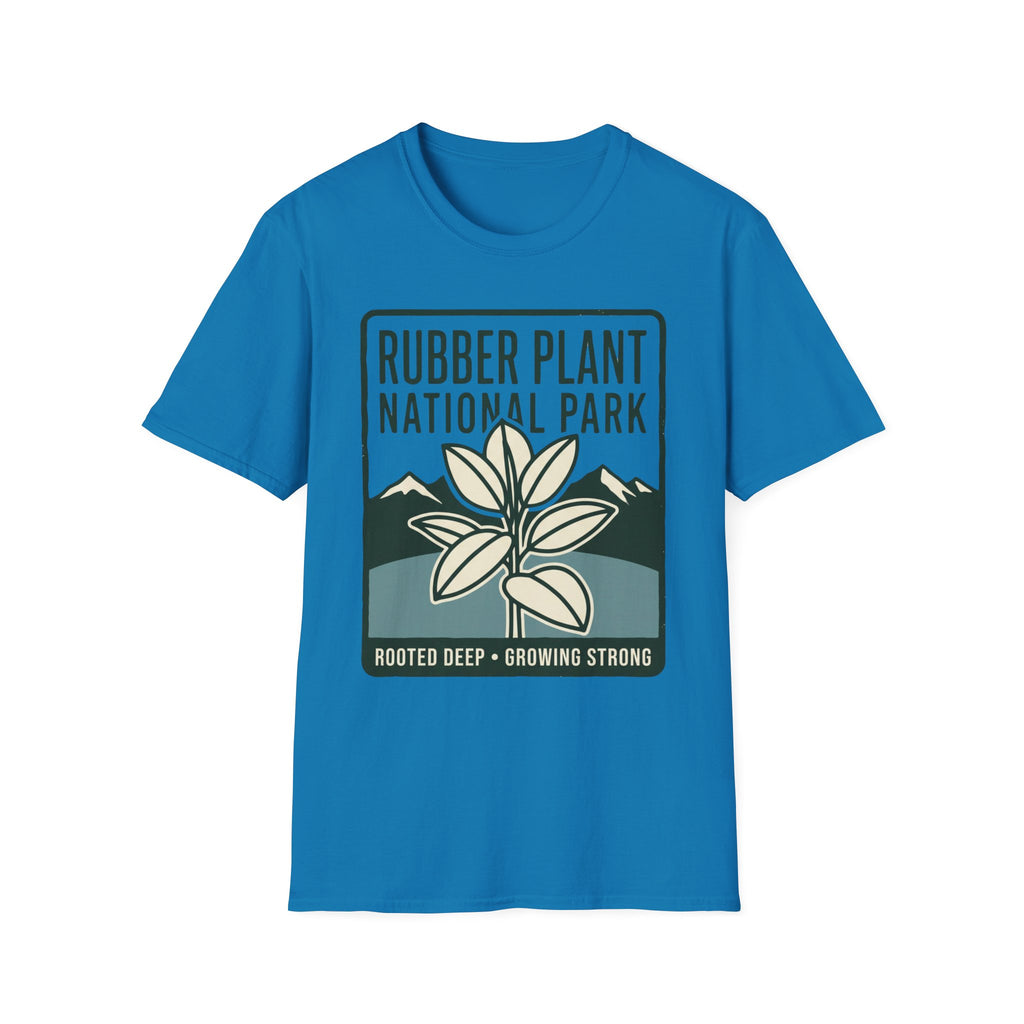 Rubber Plant National Park T-Shirt — Botanical Plant Lover Graphic Tee