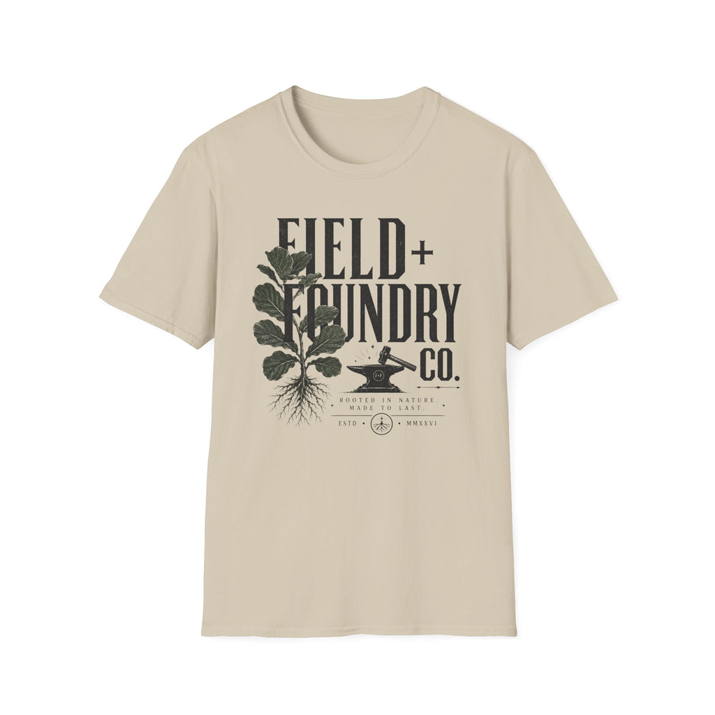 Field + Foundry Co. Botanical Graphic Logo T‑Shirt