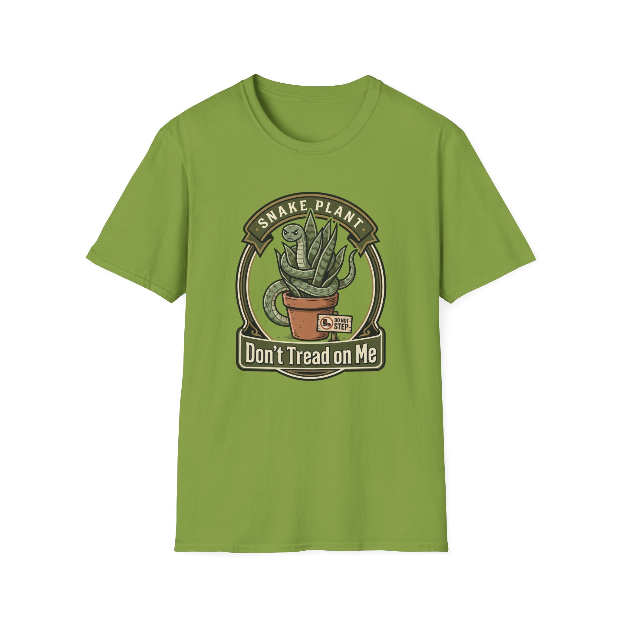 Snake Plant “Don’t Tread on Me” Graphic T-Shirt