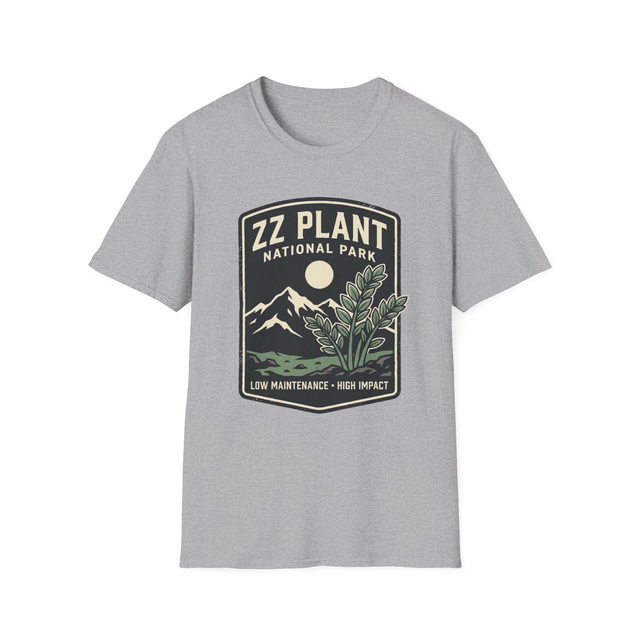 ZZ Plant T-Shirt 'ZZ Plant National Park' Botanical Graphic Tee