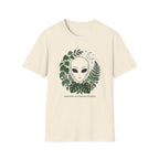 Alien Plant Lover T-Shirt  “Visiting Strange Places” Botanical UFO Tee