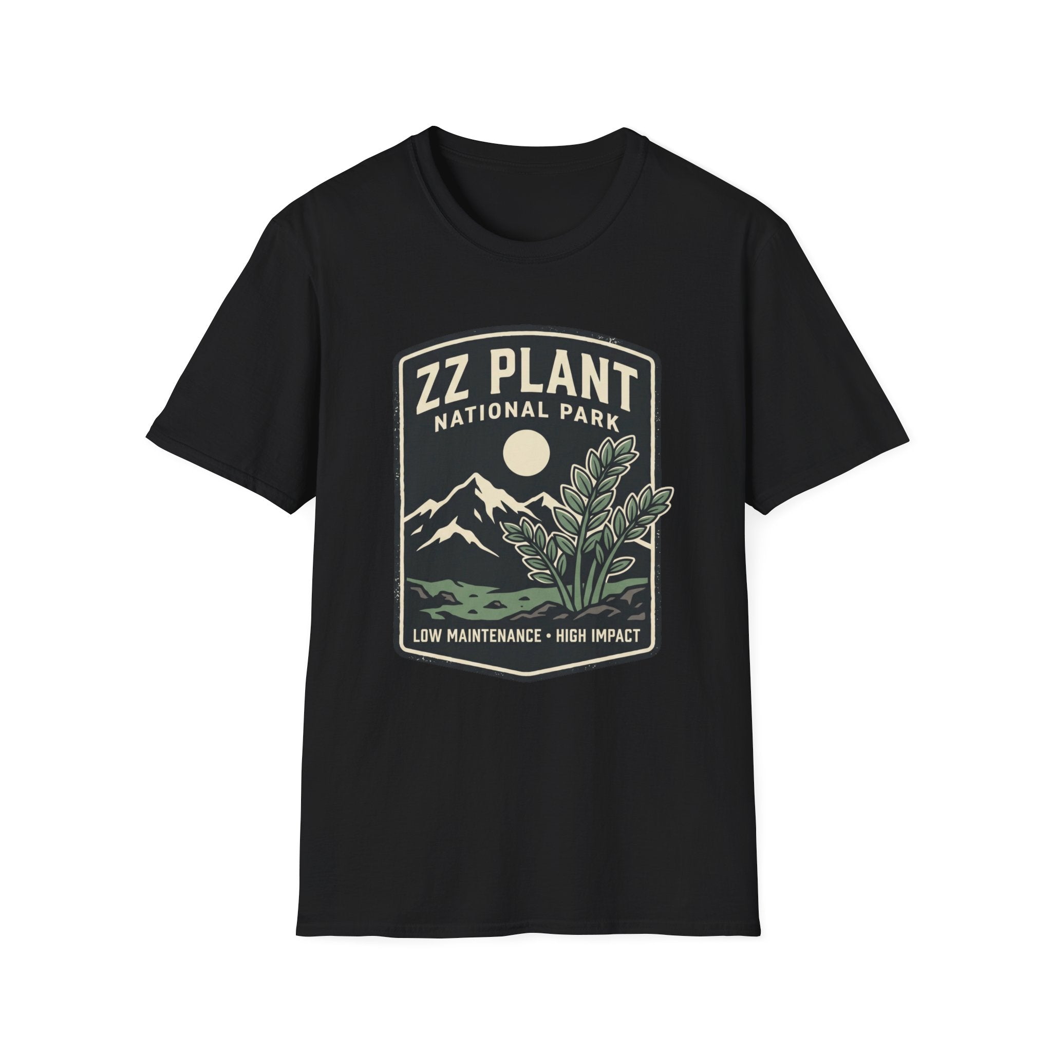 ZZ Plant T-Shirt 'ZZ Plant National Park' Botanical Graphic Tee